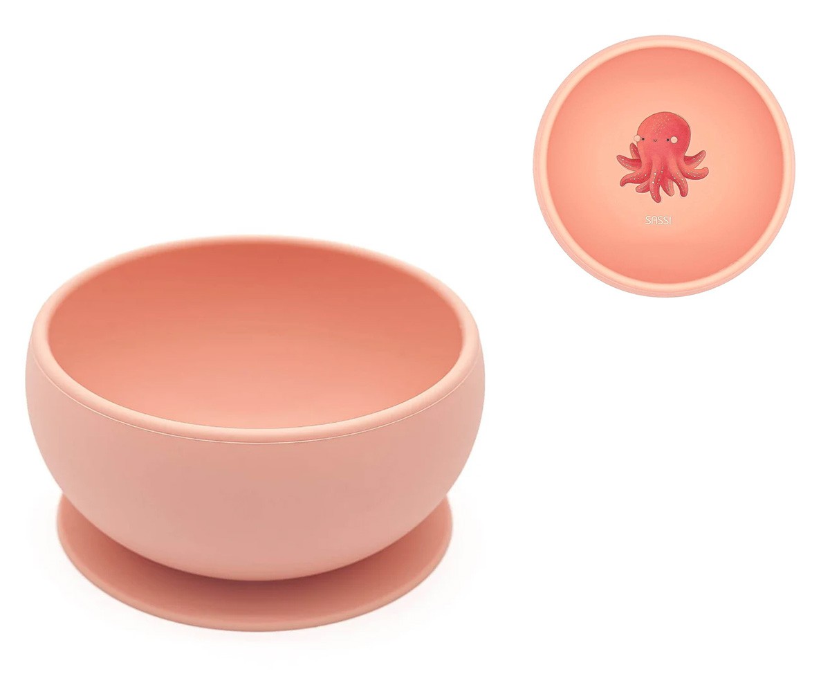 Bowl Ventosa de silicone Octopus
