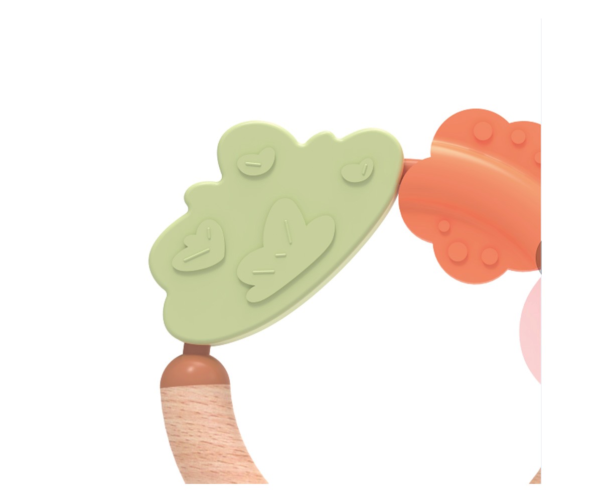 Mordedor de Madera y Silicona Grass