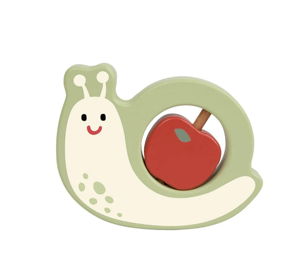 Chocalho de madeira Caracol