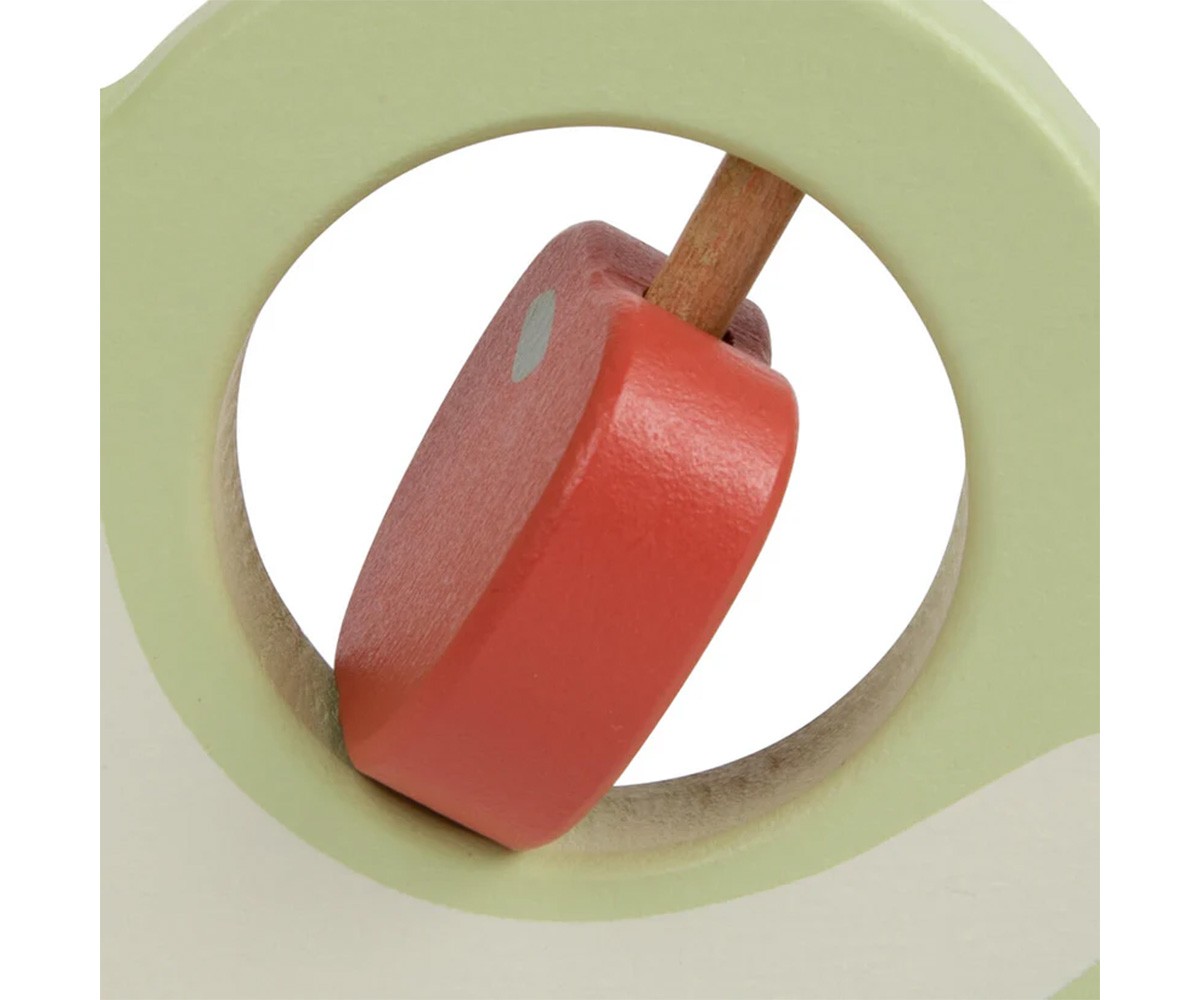 Chocalho de madeira Caracol