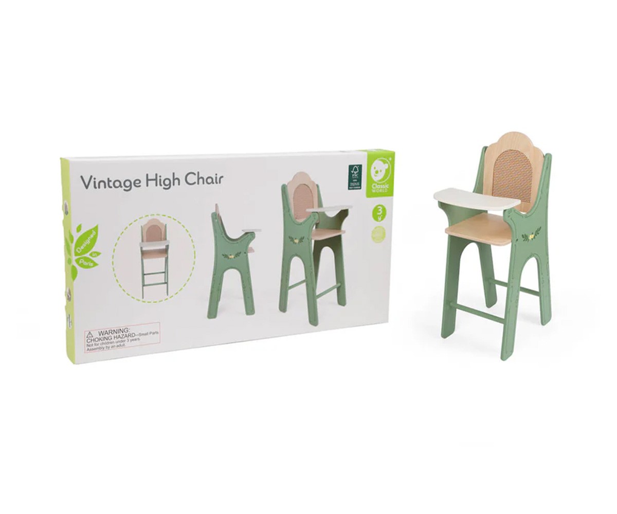 Trona para Muñecas Vintage Green