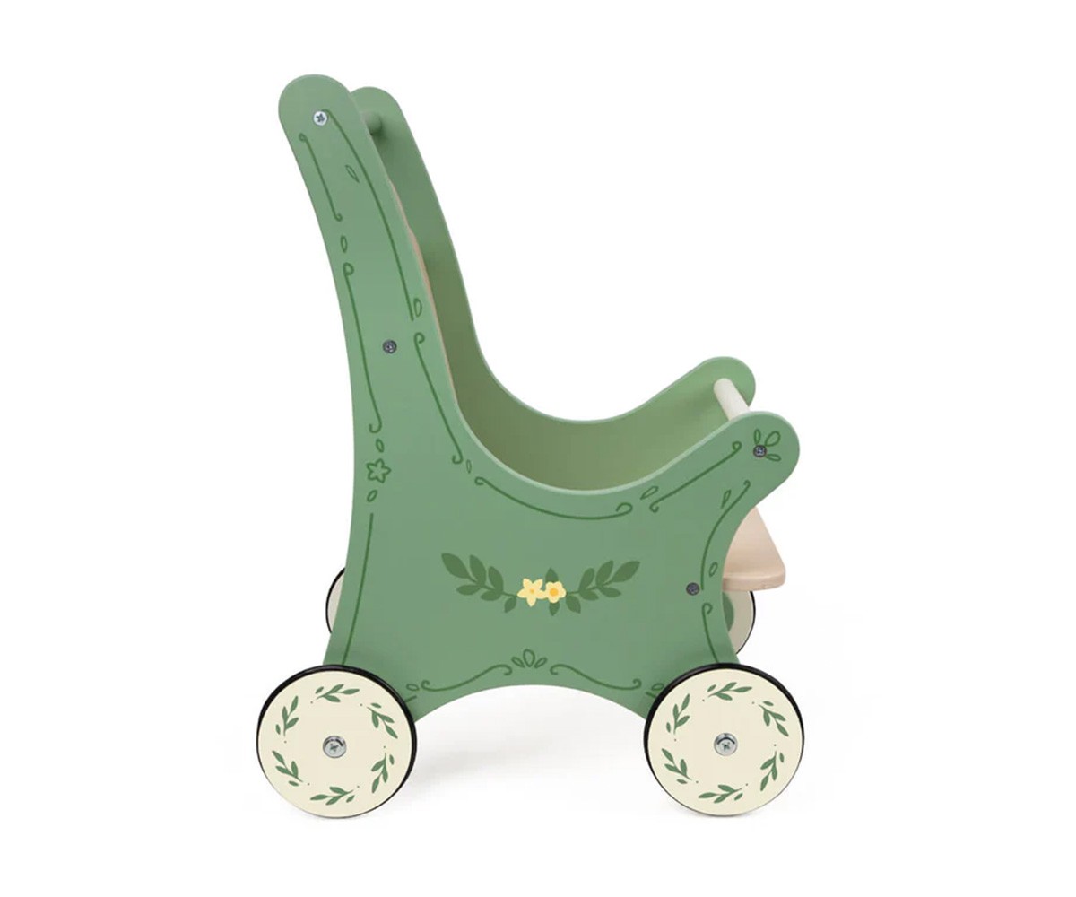 Carrinho de boneca Verde Vintage