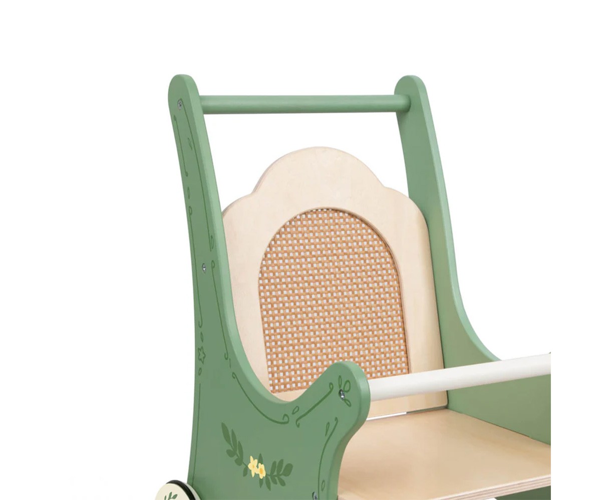 Carrinho de boneca Verde Vintage