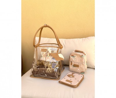 Borsa Spiaggia Anti Sabbia Taupe