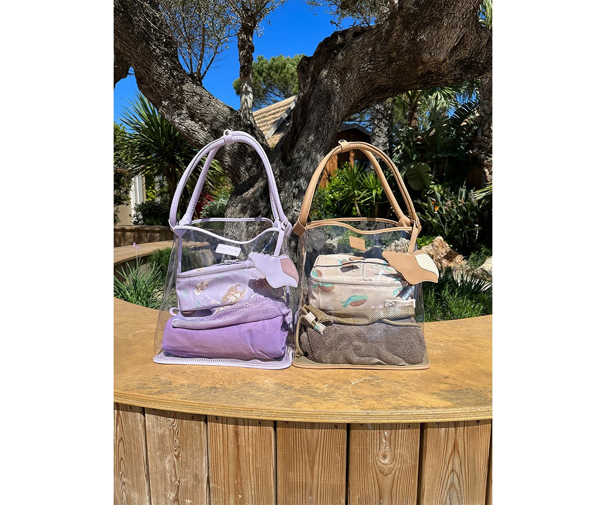 Bolsa de praia Taupe