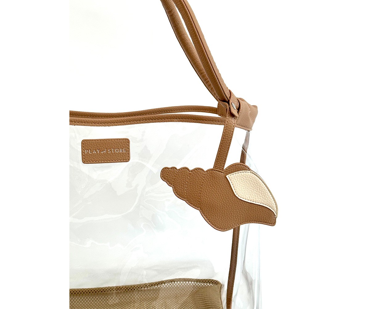 Bolsa de praia Taupe