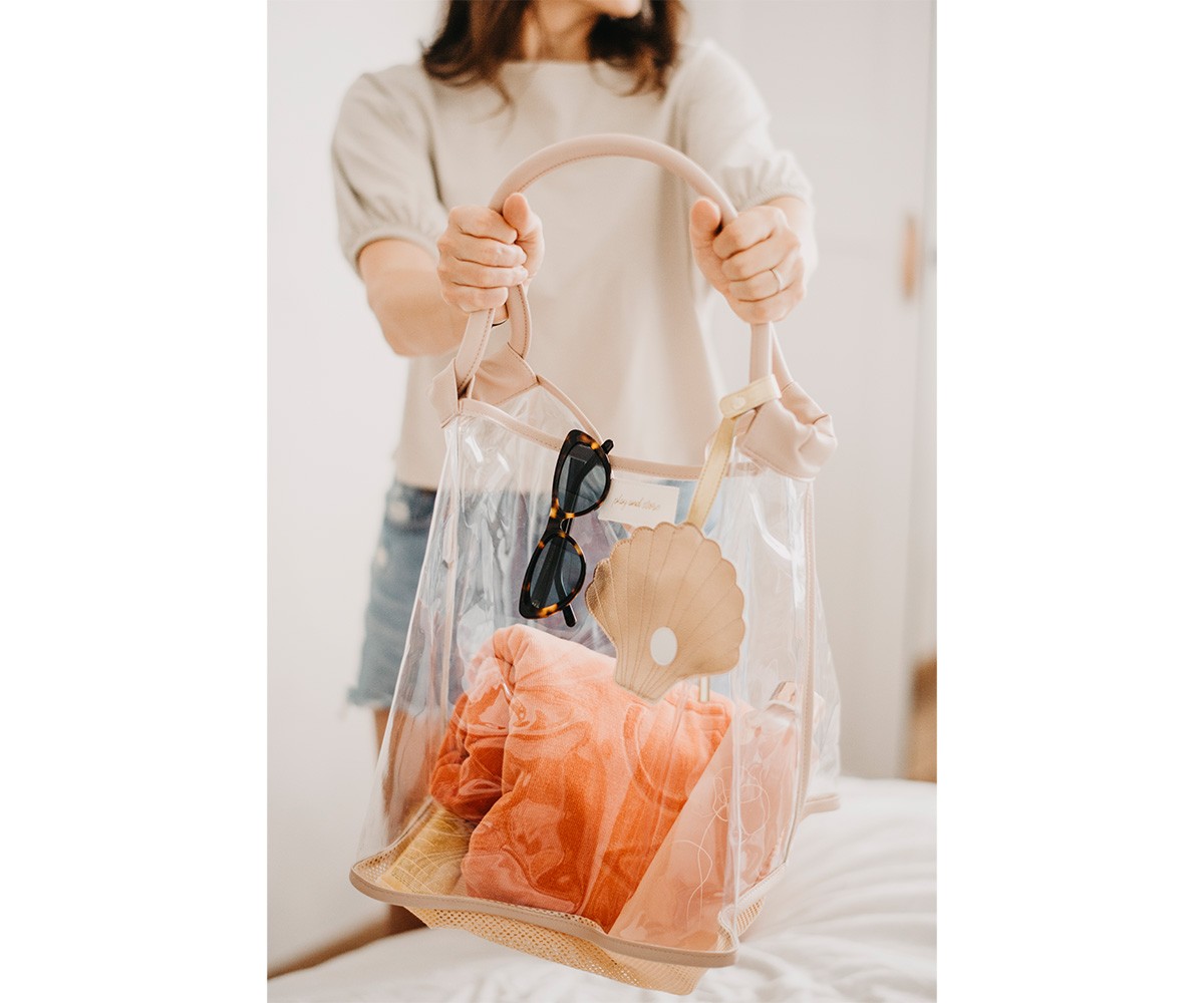 Bolsa de praia Pink Dusty