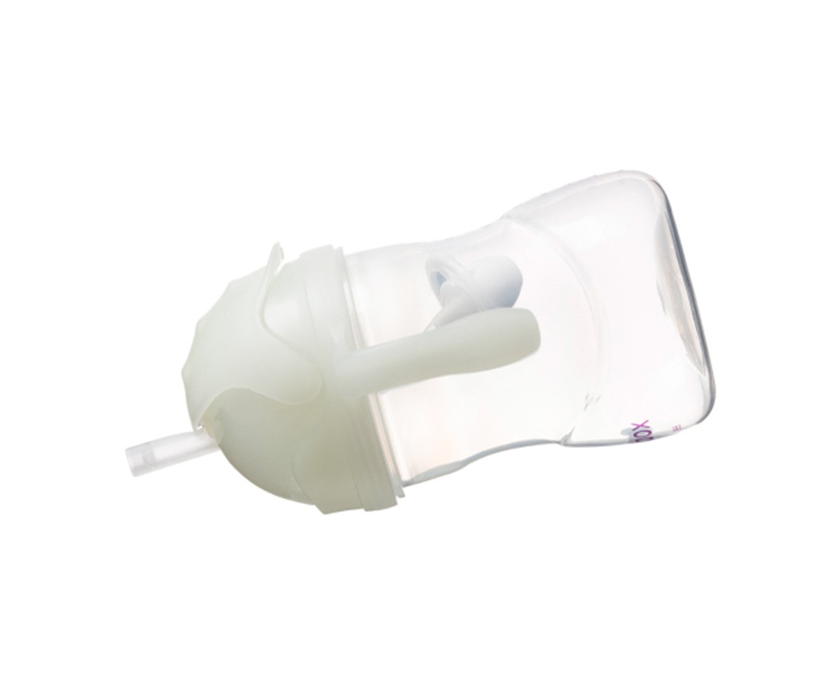 Taza Con Pajita Flexible Brilla en la Oscuridad