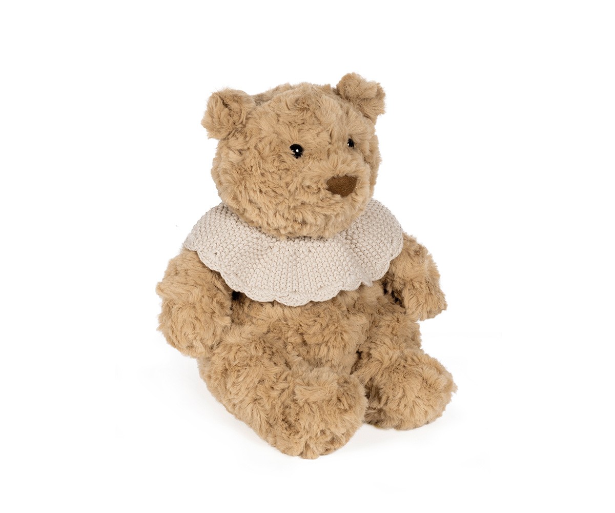 Peluche Plush Bear Tricot Beige
