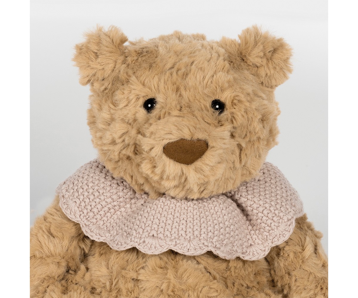 Peluche Plush Bear Tricot Pink