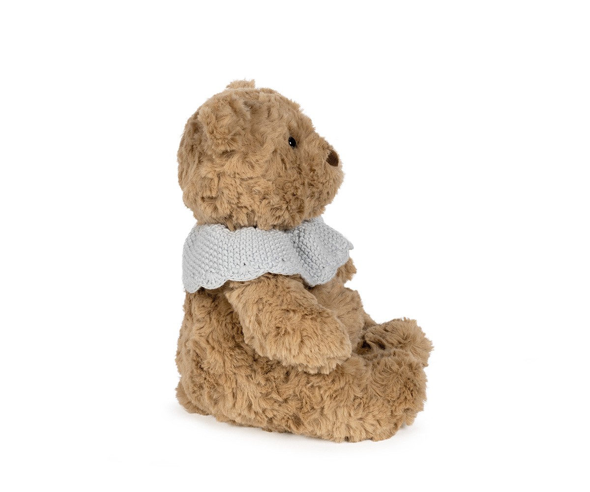 Peluche Plush Bear Tricot Blue