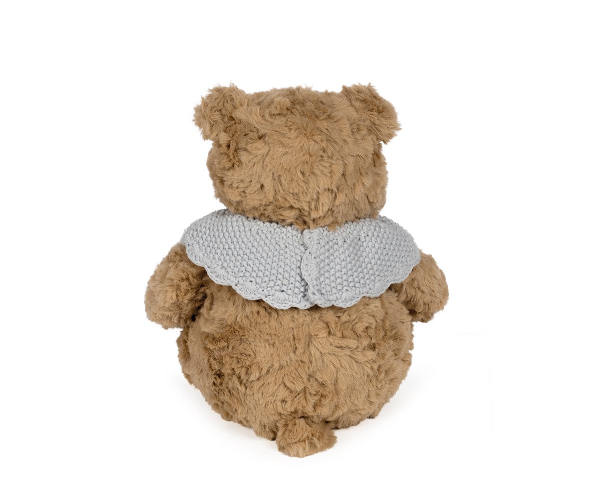 Peluche Plush Bear Tricot Blue