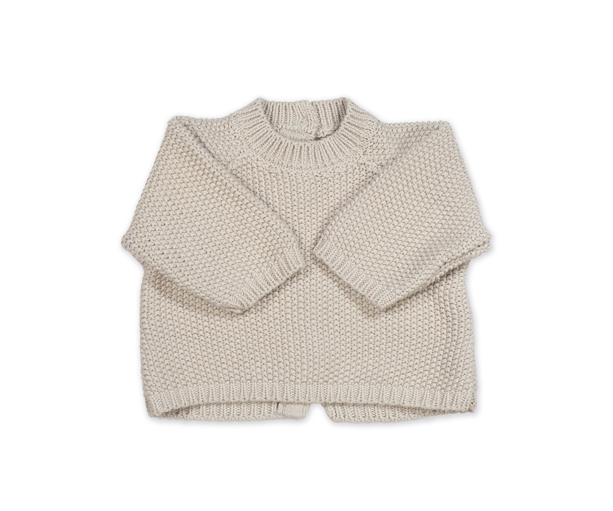 Pull et Culotte en Tricot et Body Bambula Beige