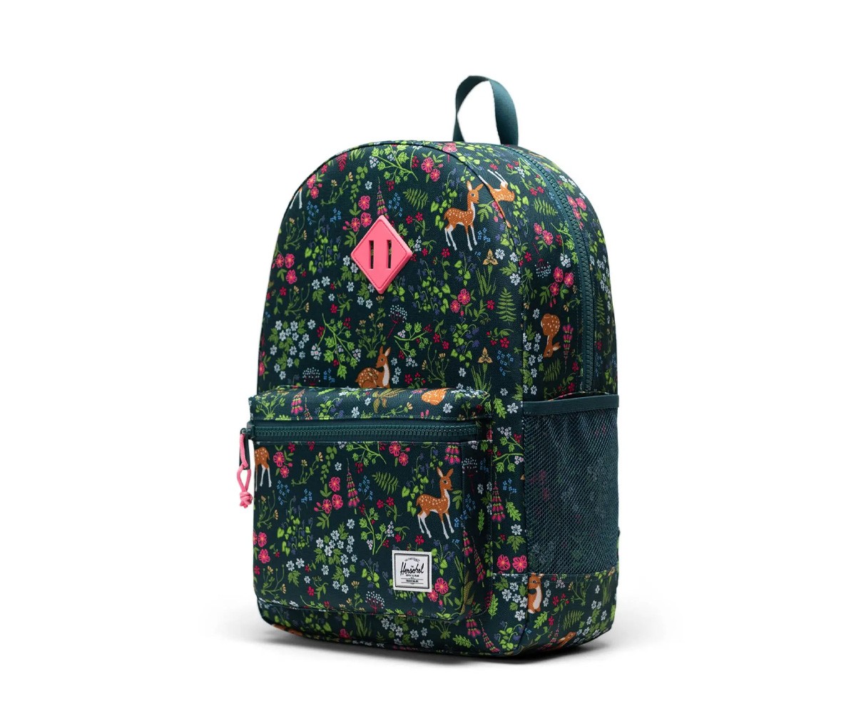Sac à dos Herschel Heritage Youth Deer Woodland/Dark Sea Personnalisable