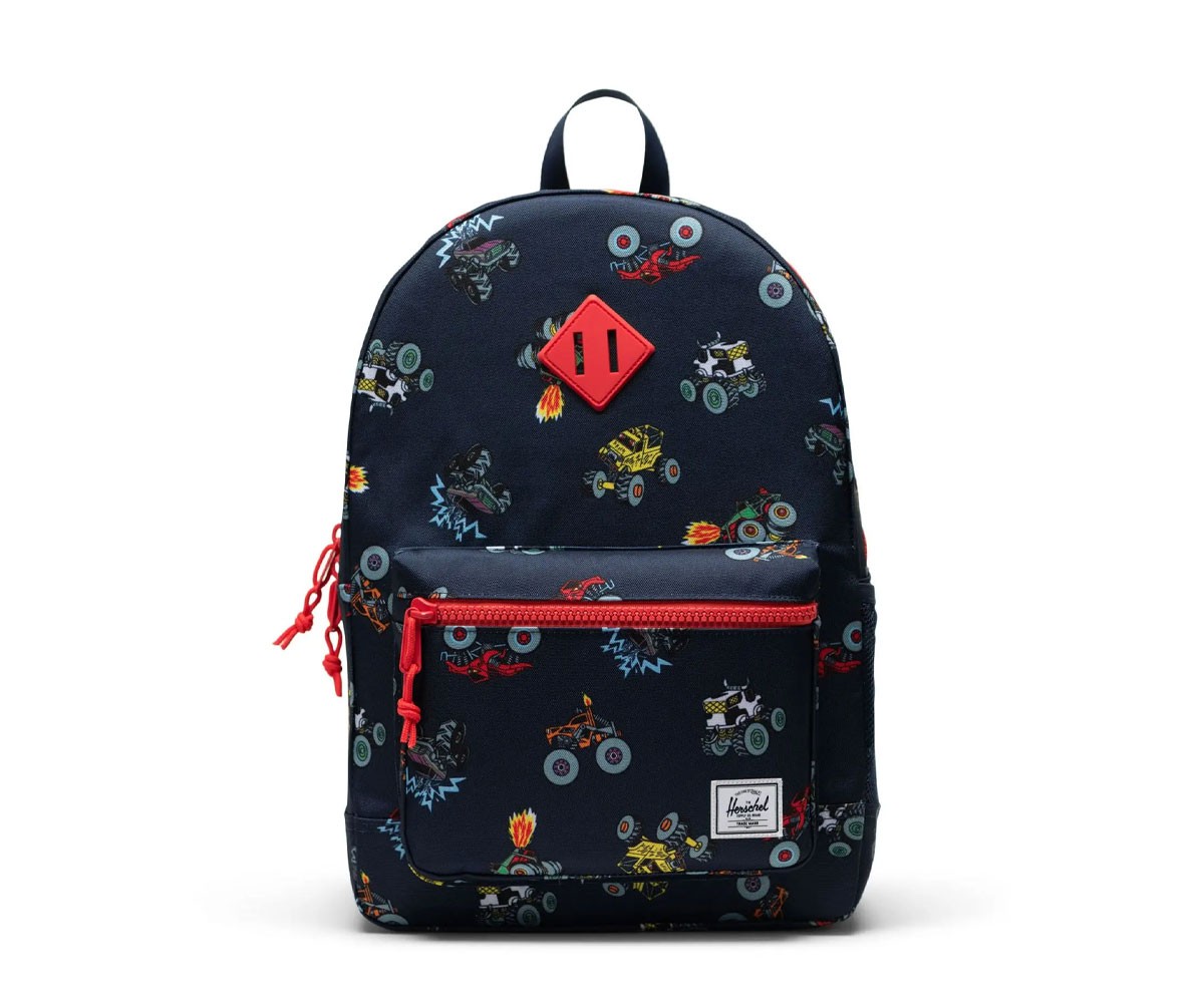 Zaino Herschel Heritage Youth New Monster Trucks Personalizzabile