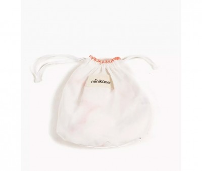 Bañador Retro Blanco 2 Piezas con Bolsa