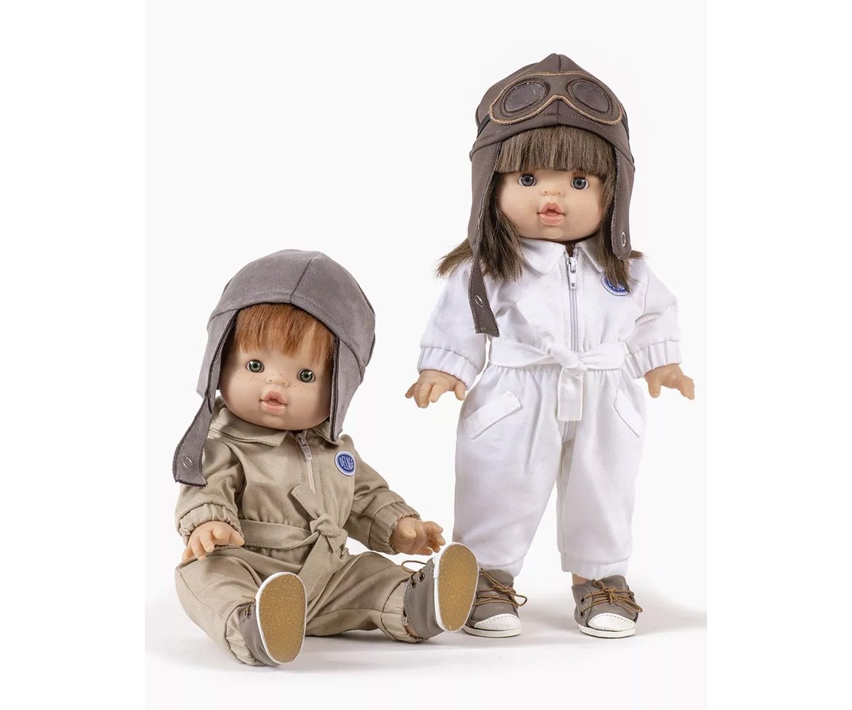 Zapatillas Komvers Taupe para Muñeco Gordis