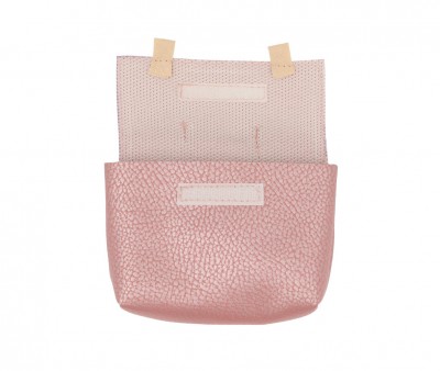 Mochila Vintage Swan en Piel Sintética Rose Nacre para Muñeco Gordis