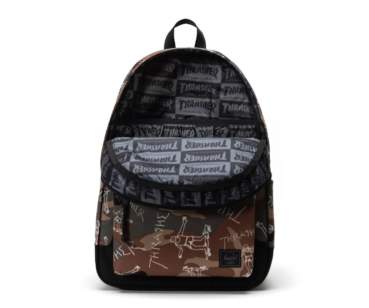 Sac à Dos Herschel Thrasher Gonz Classic XL Woodland Camo Personnalisable