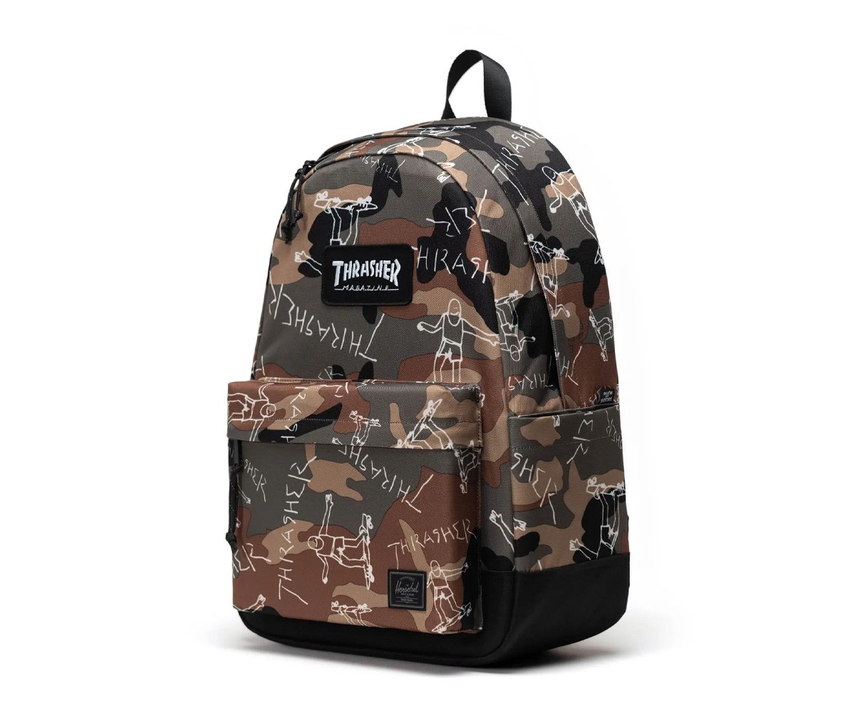 Sac à Dos Herschel Thrasher Gonz Classic XL Woodland Camo Personnalisable
