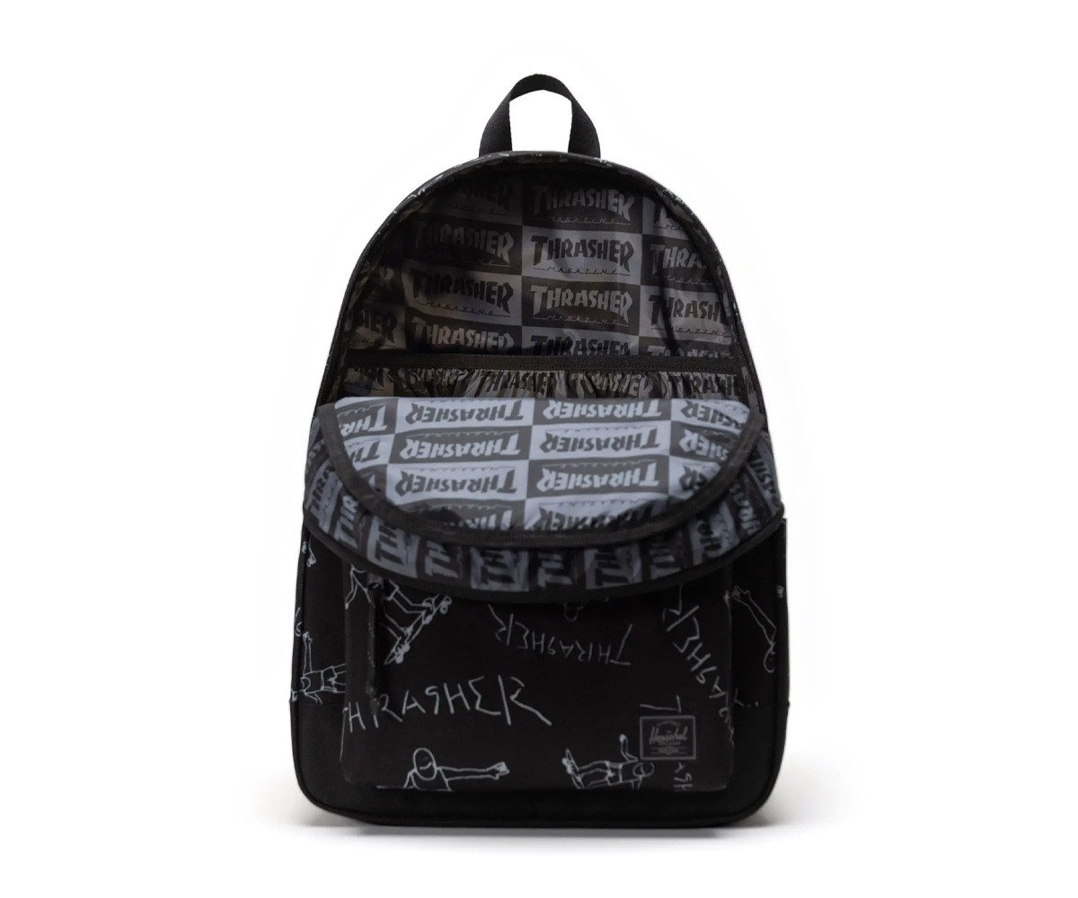 Sac à Dos Herschel Thrasher Gonz Classic XL Black Personnalisable
