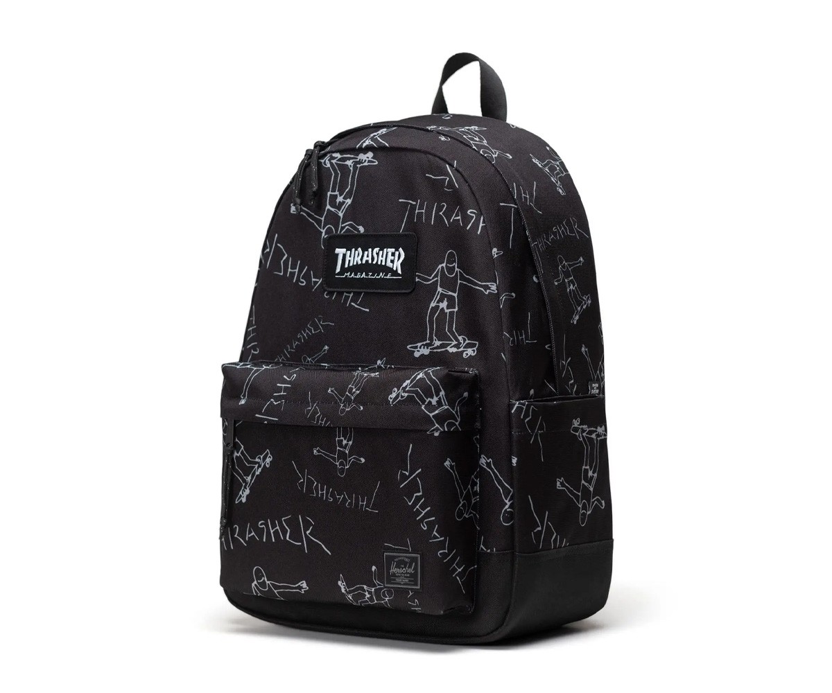 Sac à Dos Herschel Thrasher Gonz Classic XL Black Personnalisable