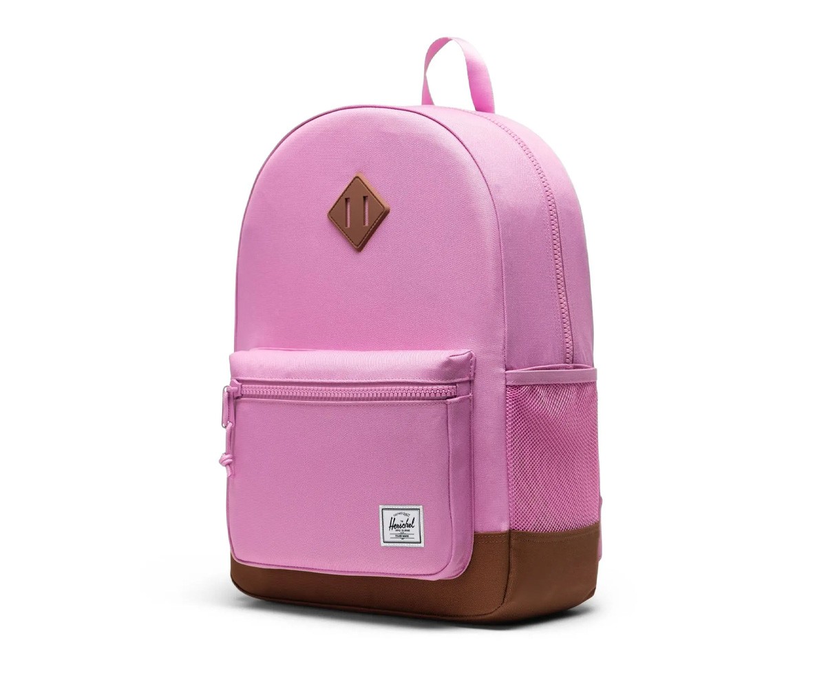 Sac à dos Herschel Heritage Youth Opera Mauve/Saddle Brown Personnalisable