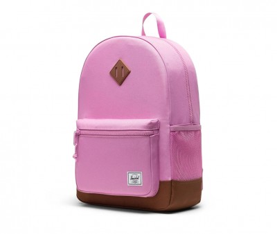 Sac à dos Herschel Heritage Youth Opera Mauve/Saddle Brown Personnalisable