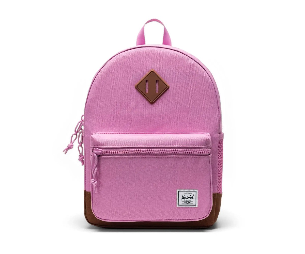 Sac à Dos Herschel Heritage Kids Opera Mauve/Saddle Brown Personnalisable
