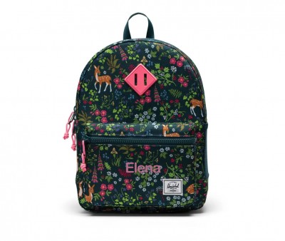 Sac à Dos Herschel Heritage Kids Deer Woodland Dark Sea Personnalisable
