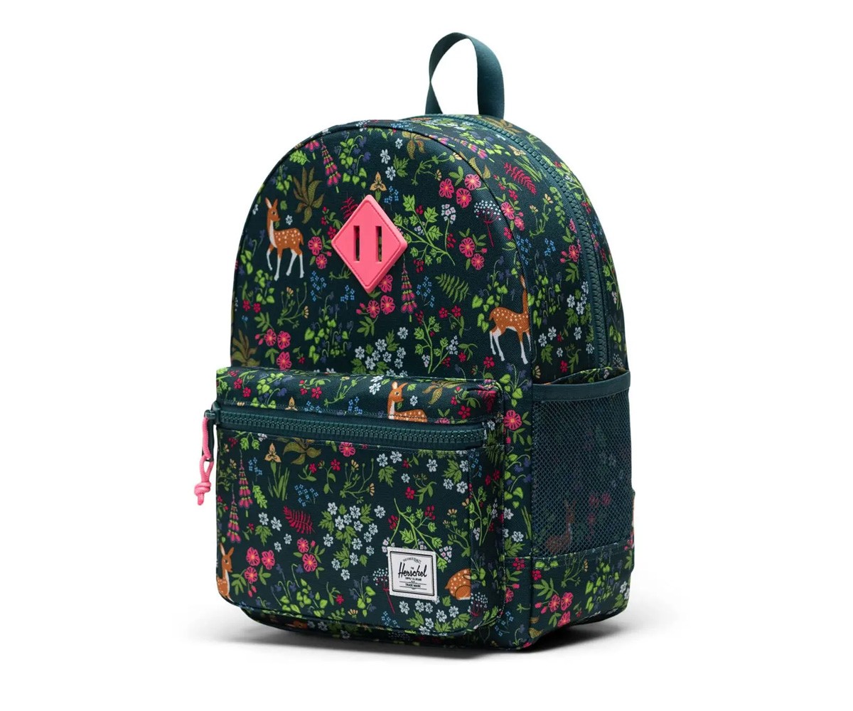 Sac à Dos Herschel Heritage Kids Deer Woodland Dark Sea Personnalisable