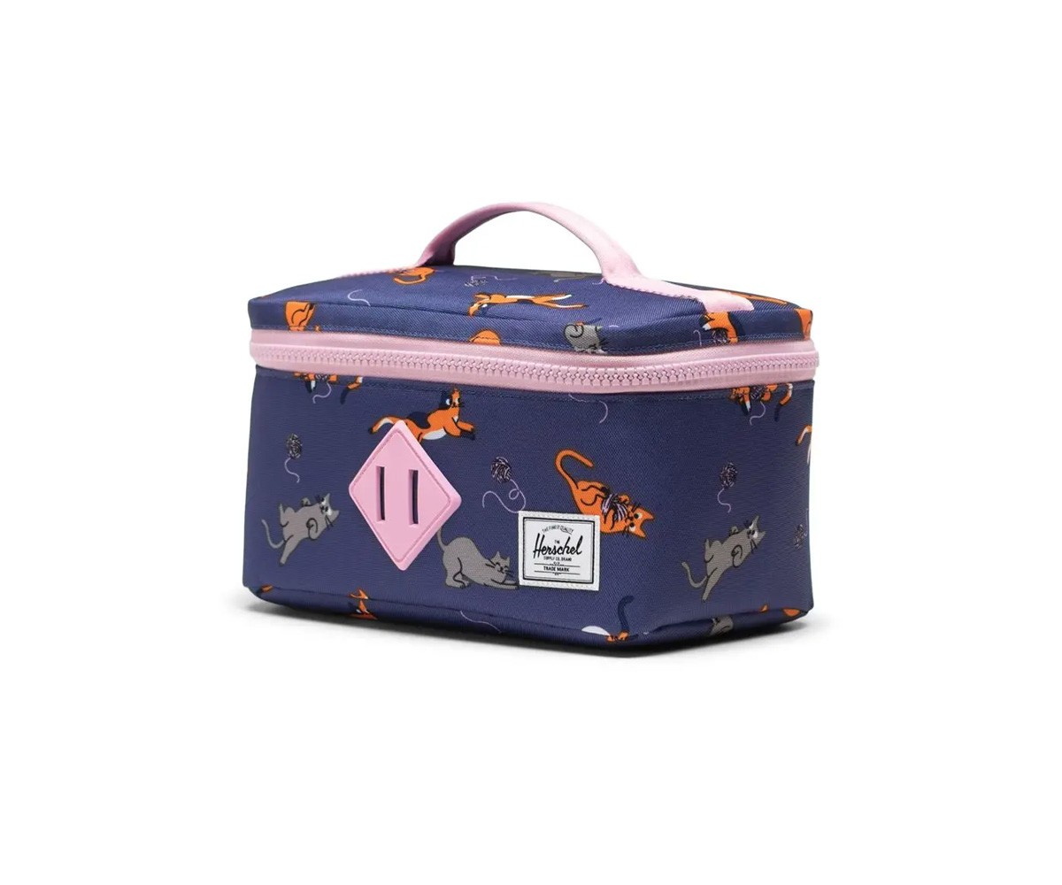 Sac à Goûter Isotherme Little Herschel Heritage Playing Cats