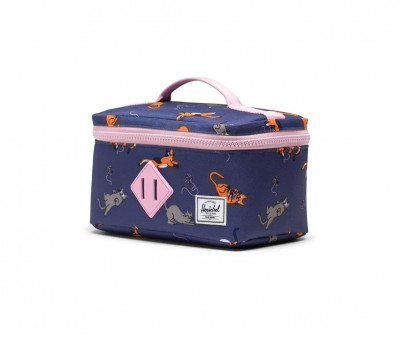 Sac à Goûter Isotherme Little Herschel Heritage Playing Cats