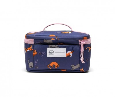 Sac à Goûter Isotherme Little Herschel Heritage Playing Cats