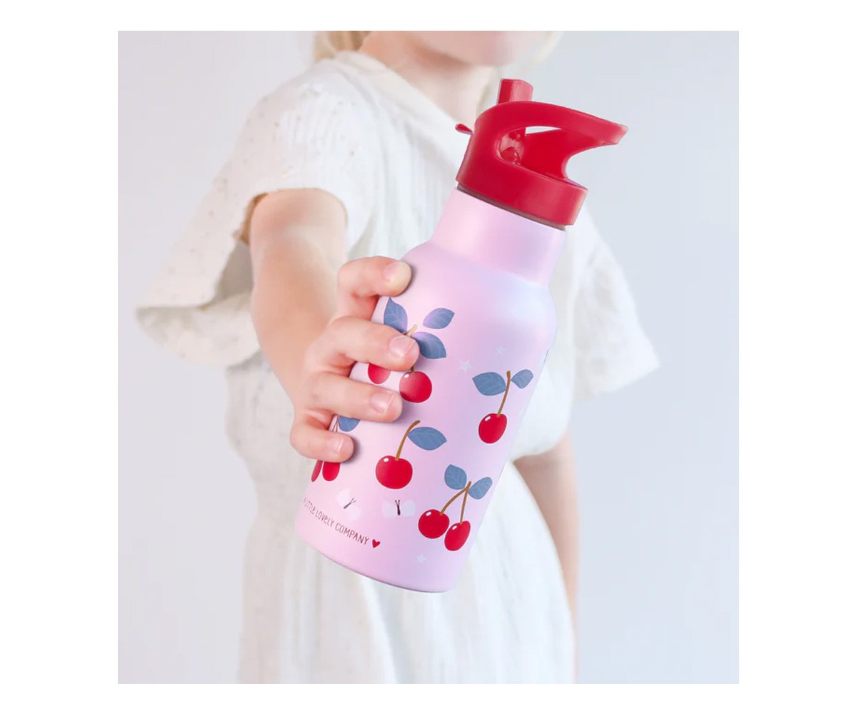 Gourde Isotherme en Acier Cherries 350 ml
