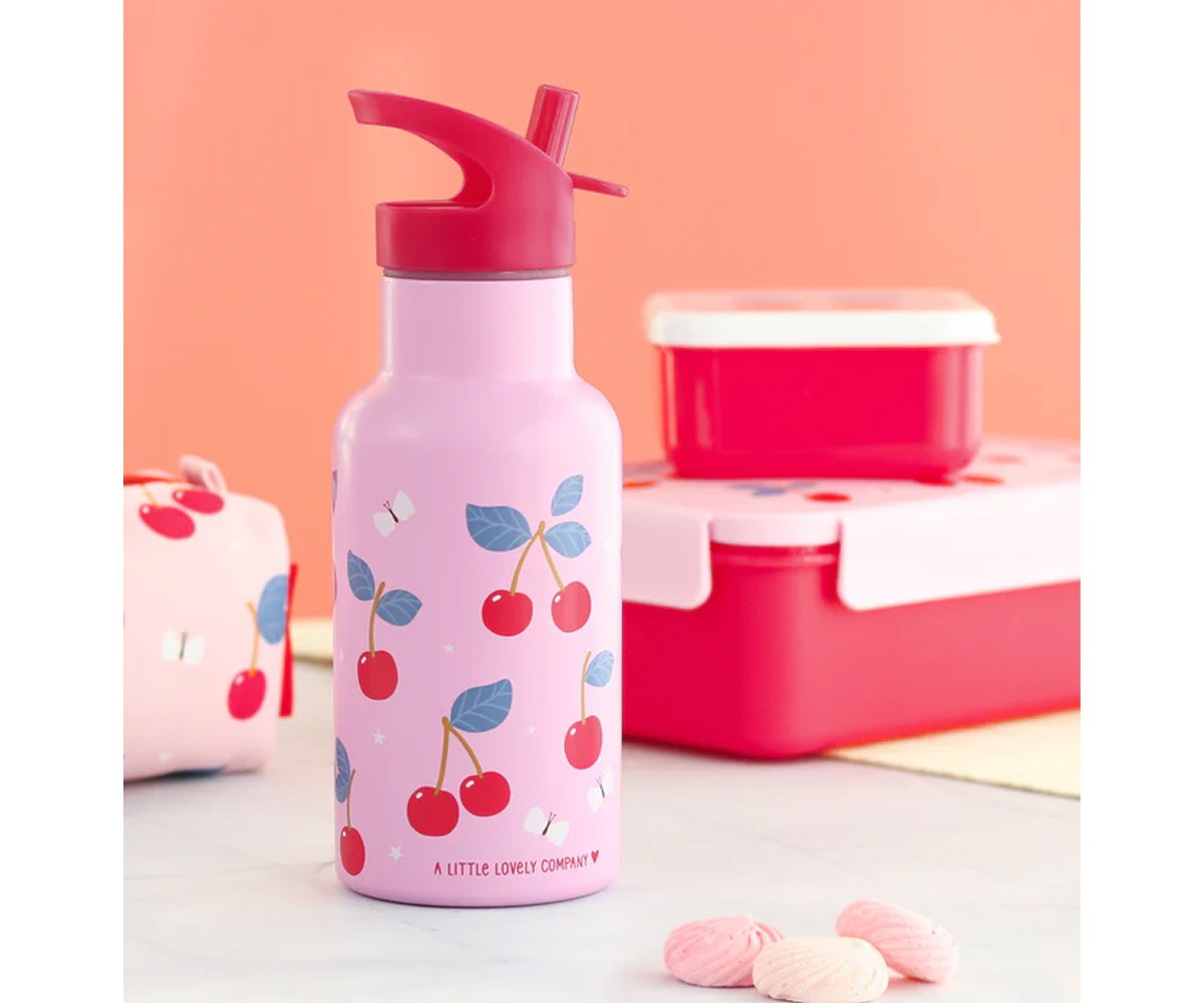 Gourde Isotherme en Acier Cherries 350 ml