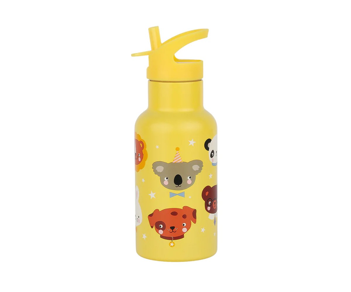 Gourde Isotherme en Acier Animal Friends 350 ml