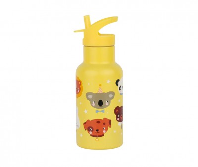 Garrafa térmica de aço Animal Friends 350ml