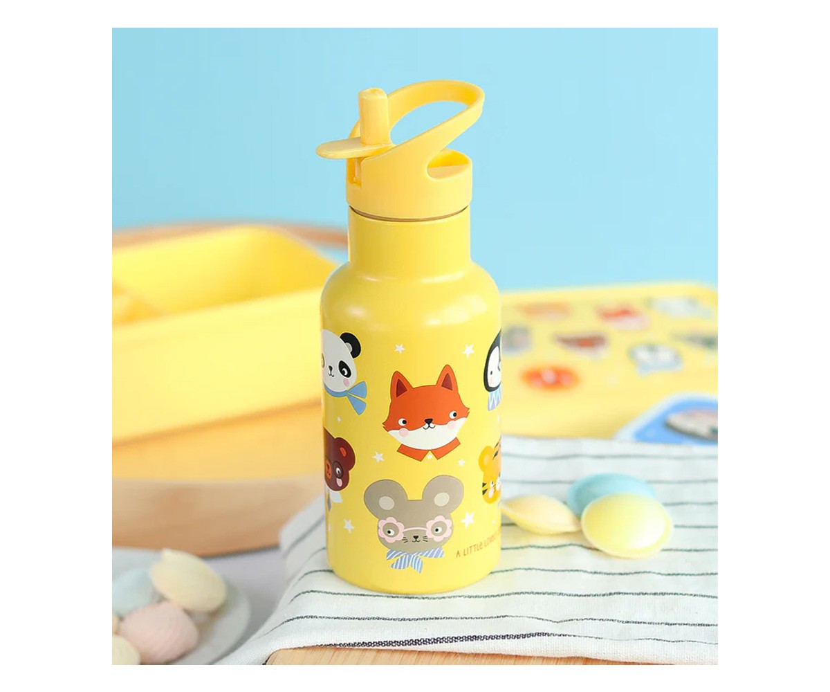 Gourde Isotherme en Acier Animal Friends 350 ml