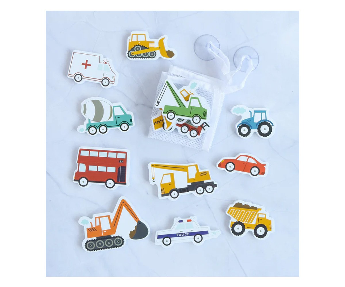 Juguetes de Baño Foam Vehicles