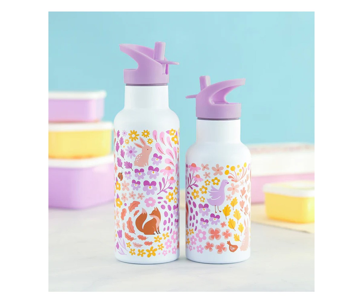 Set Tampa Palhinha e Escova Flower Friends