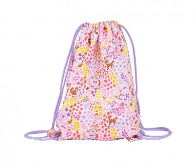 Sacca Zaino Flowers Garden Personalizzabile