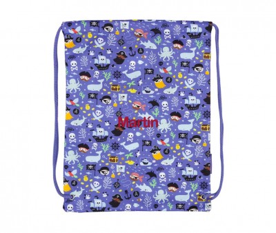 Sac à Dos Ficelle Pirates Personnalisable