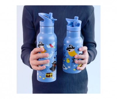 Gourde Isotherme en Acier Pirates 350 ml