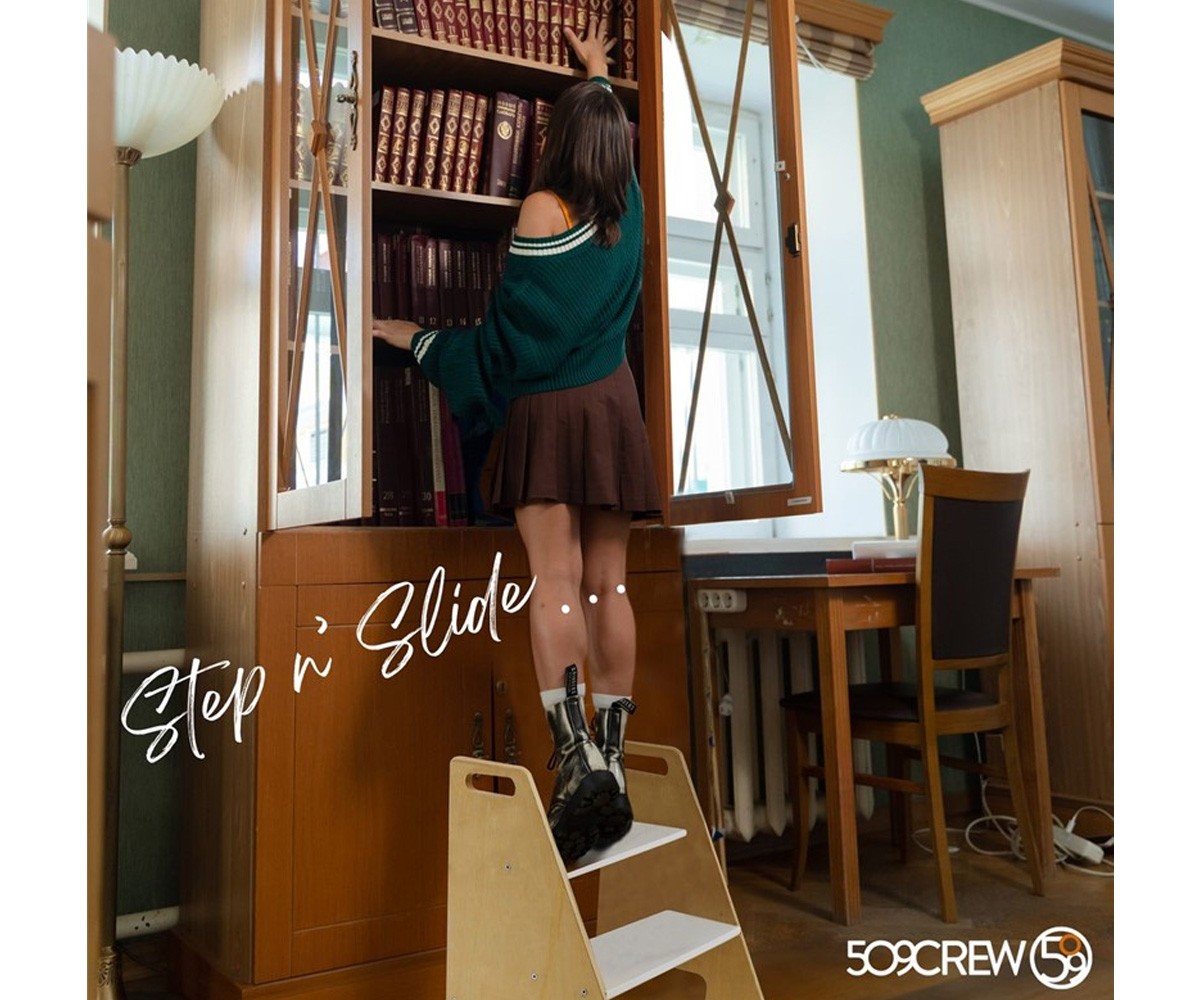 Tobogán con Escalera 2 en 1 Natural