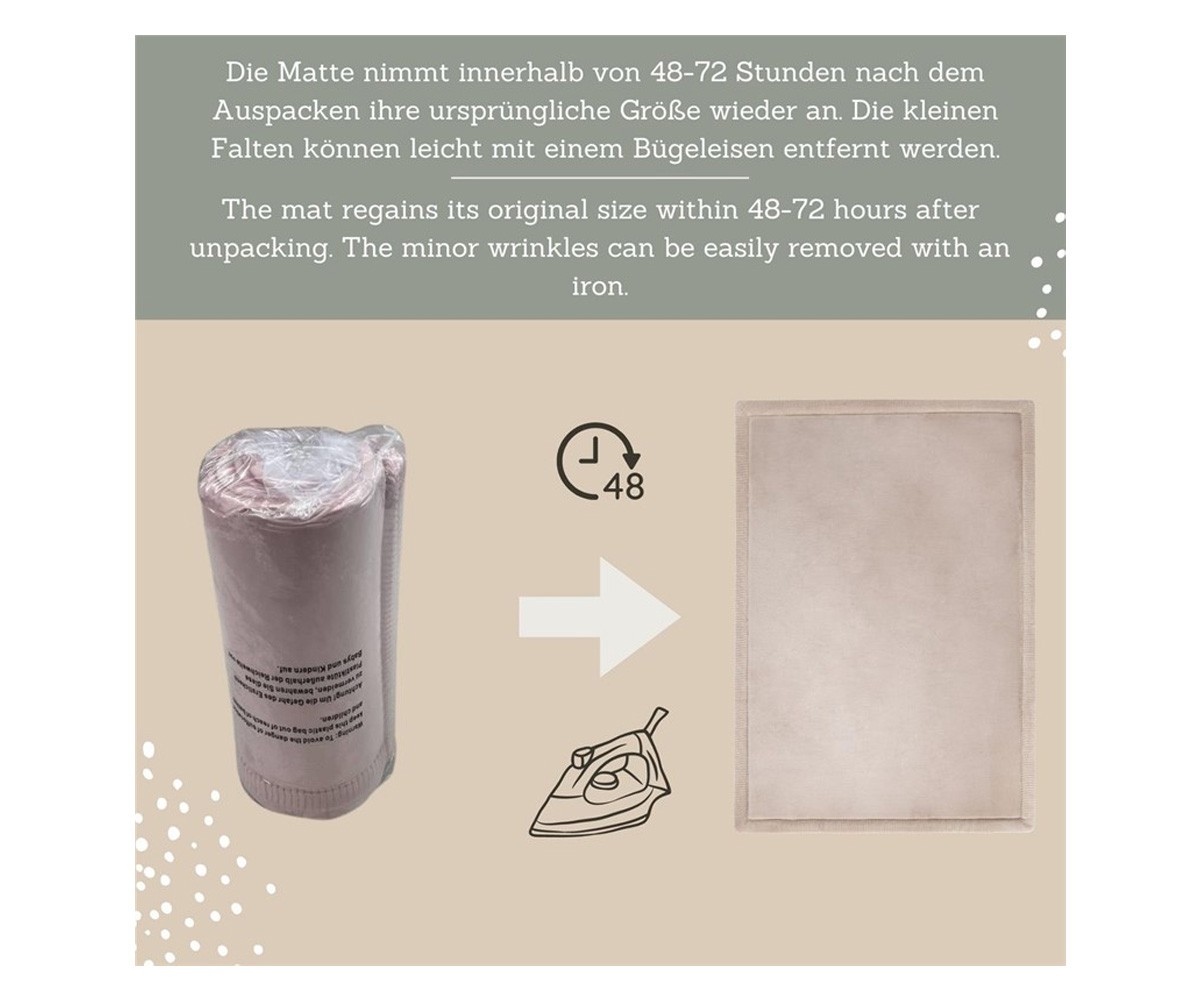 Alfombra Infantil Nube Beige