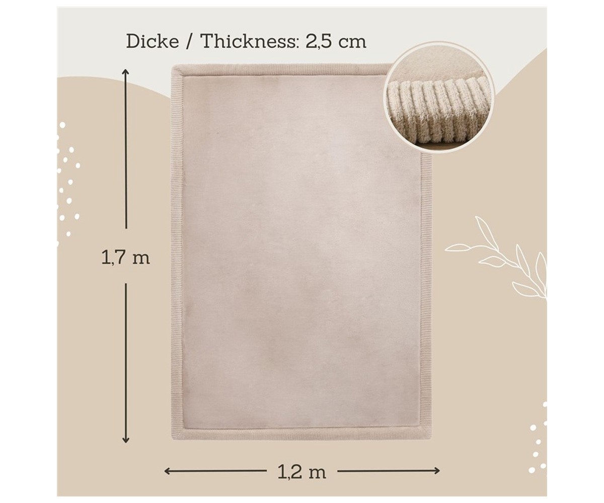 Alfombra Infantil Nube Beige