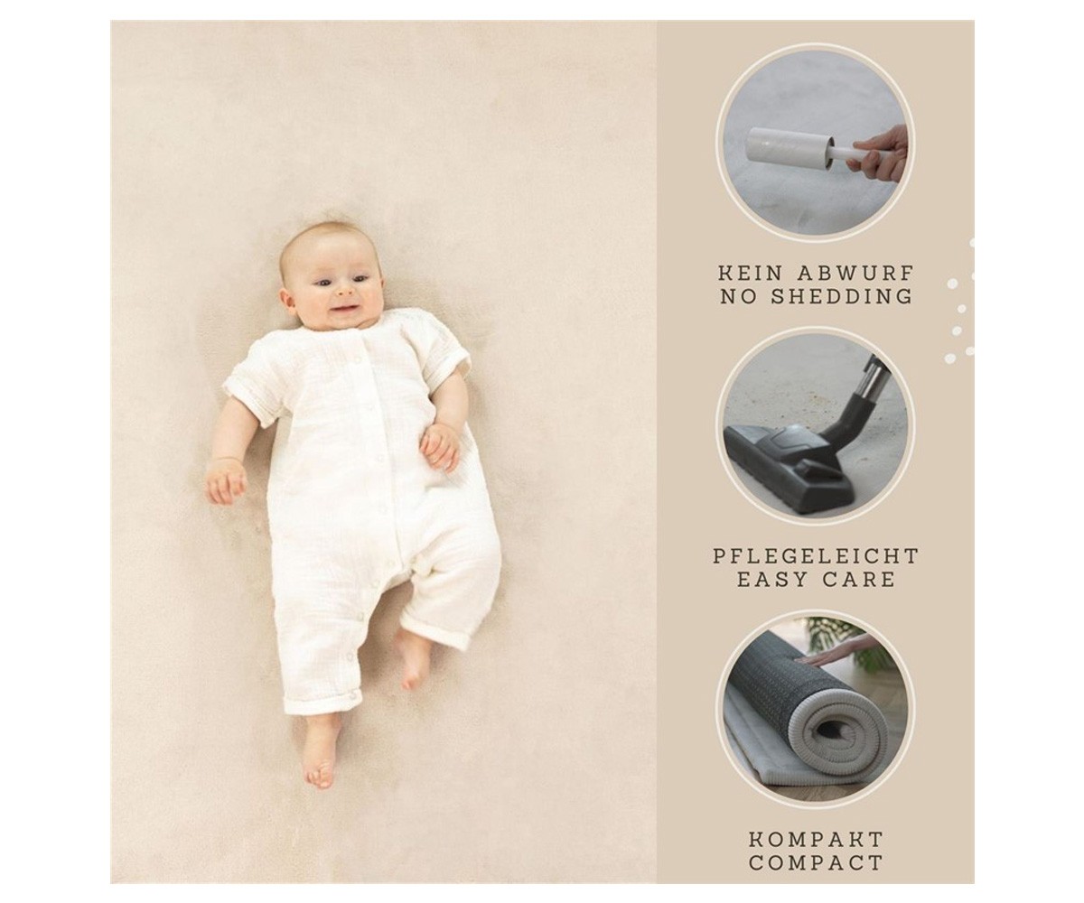 Alfombra Infantil Nube Beige