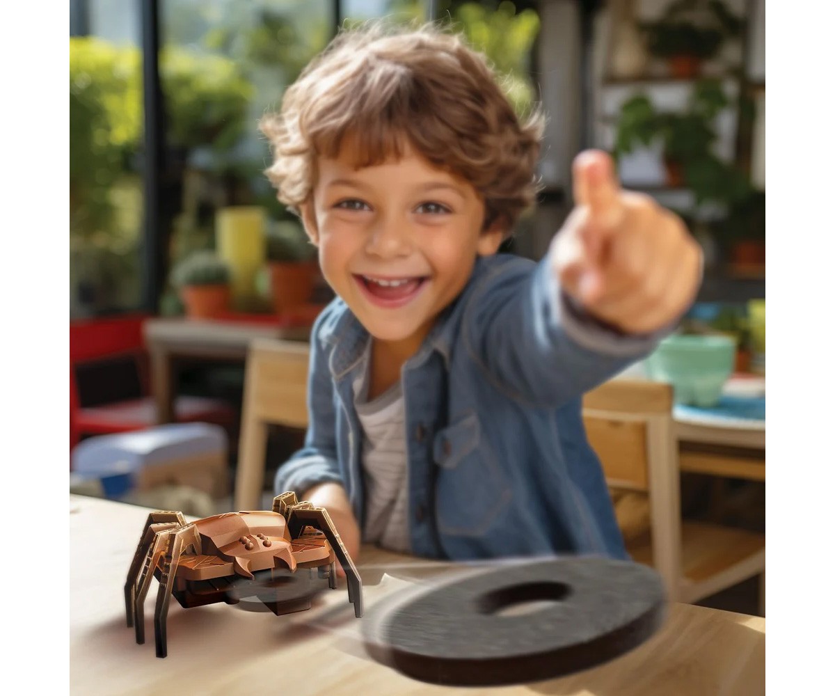 Lançador de discos SpiderBot