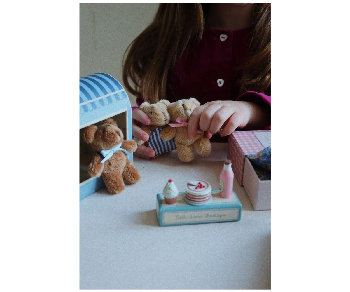 Ourson en Peluche Miniature Tiny Teddy Élise Beige